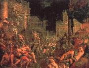 Lucas Van Valkenborch The Feast of Midas oil painting